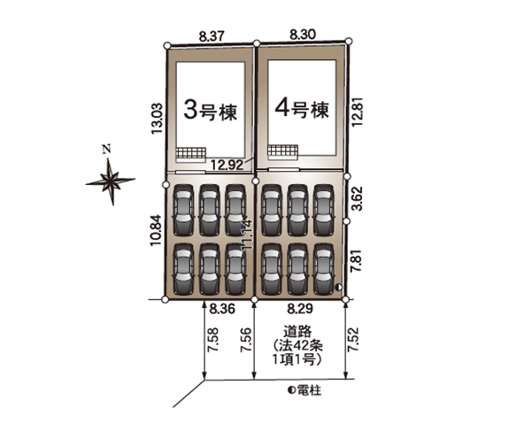 浜名区　引佐町井伊谷　全2棟1号棟　4LDK　2,490万円2号棟　4LDK　2,390万円