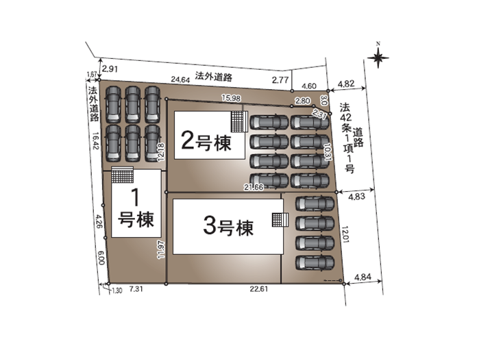 森本第2　全3棟