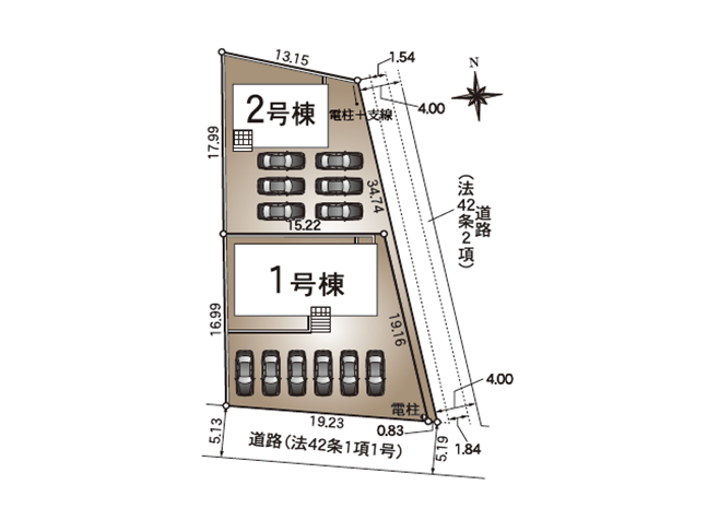 浜名区　於呂第4　全2棟
